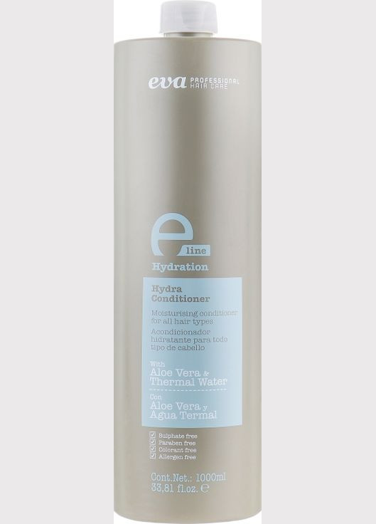 Кондиционер для увлажнения волос E-line Hydra Conditioner 1000ml (448041-141045) Eva Professional (368601976)