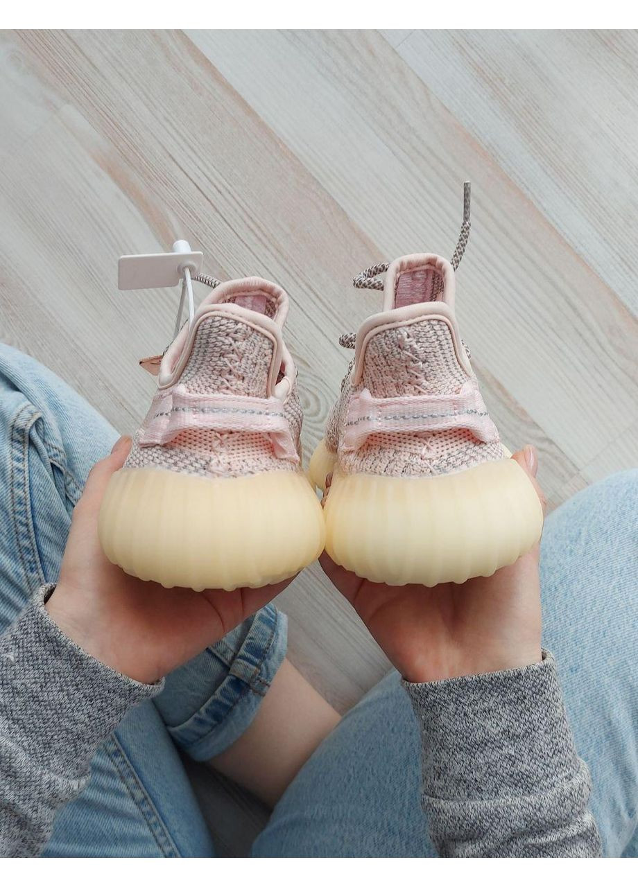 КРОСІВКИ ЖІНОЧІ ADIDAS YEEZY BOOST 350 V2 SYNTH 1 АДІДАС ІЗІ БУСТ No Brand рожеві демісезони (367168245)