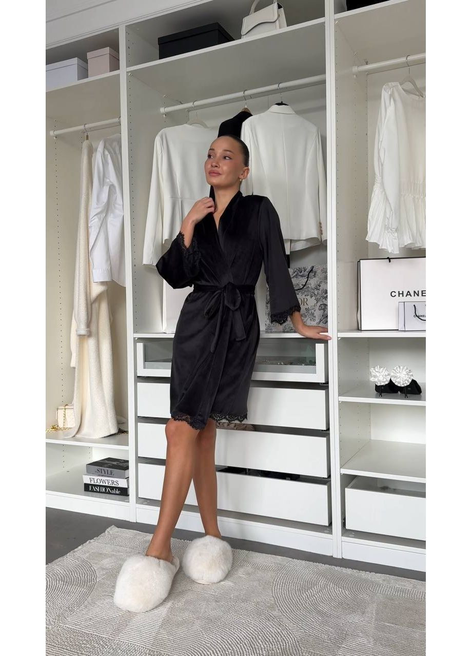 Велюровый домашний халат Adelante (371656794)