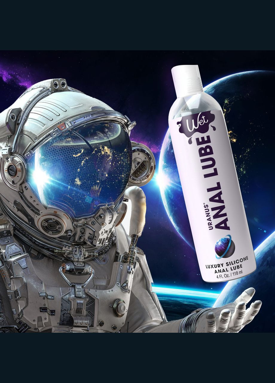 Анальний лубрикант Uranus 118 мл, на силіконовій основі Wet (303911278)