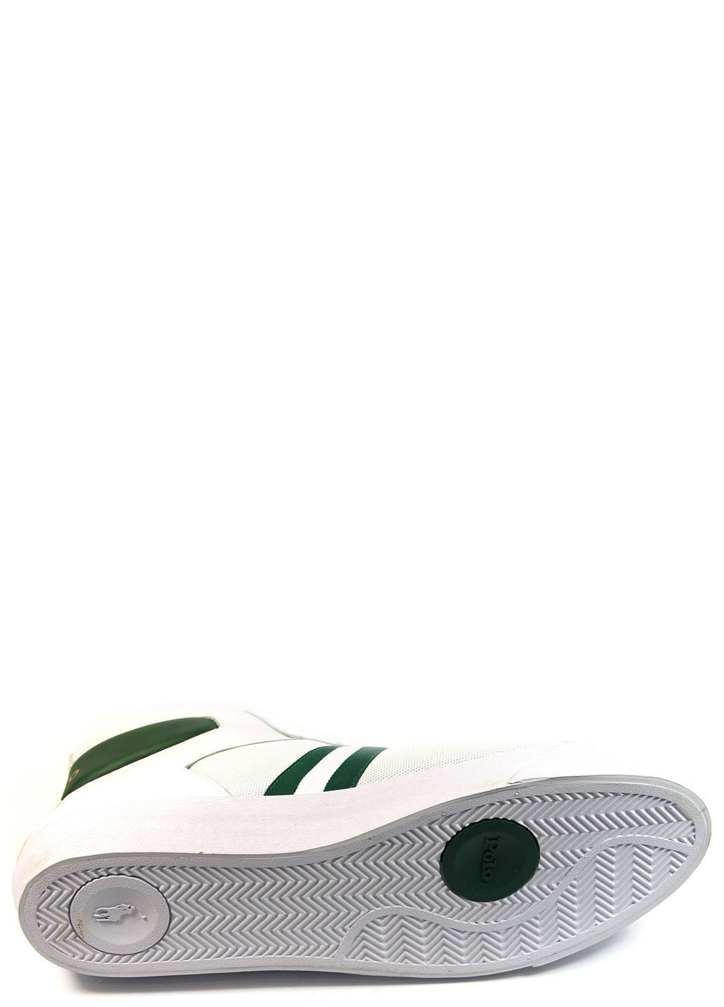 Білі чоловічі кеди gervin mid Polo Ralph Lauren