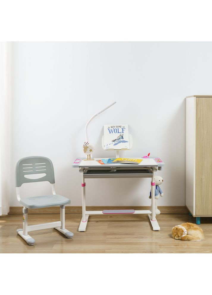 Комплект детской мебели парта и стул трансформеры FunDesk Littonia Pink (354178713)