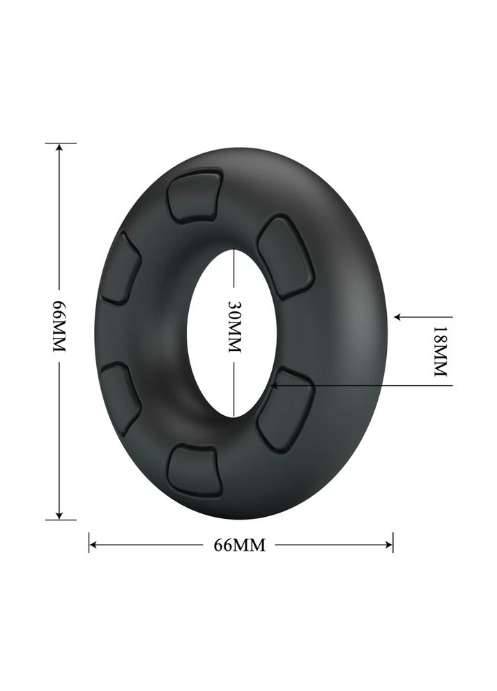 Эрекционное кольцо Super Soft Silicone Cock Ring Viggo Crazy Bull (402622915)