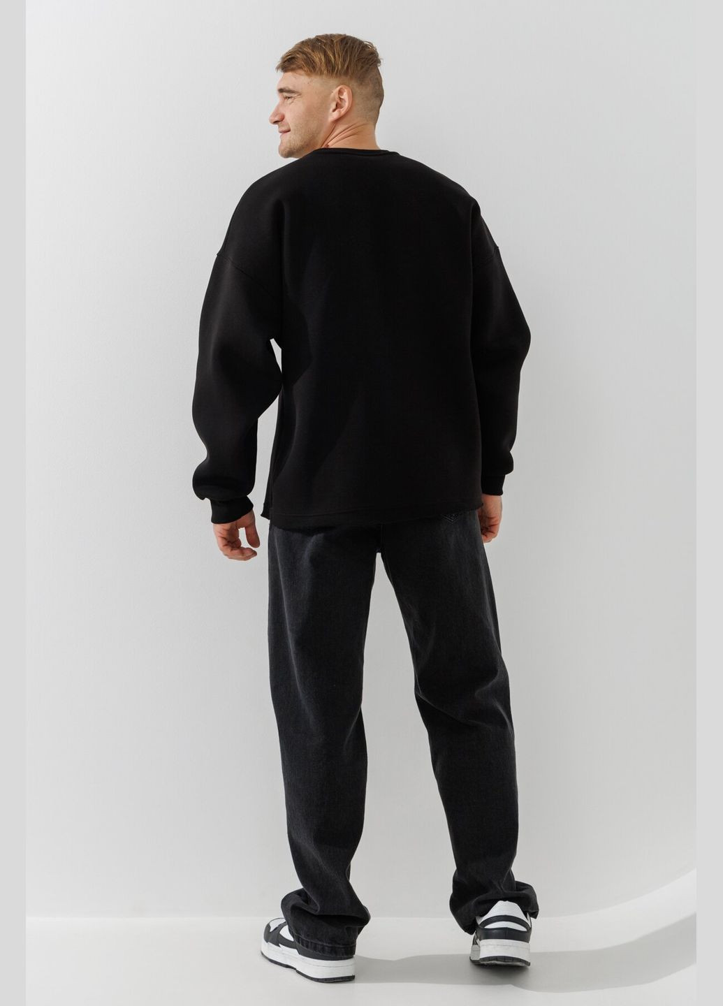 Черный свитшот с принтом мужской 1909 черный shop (2000990779359) (362703858)