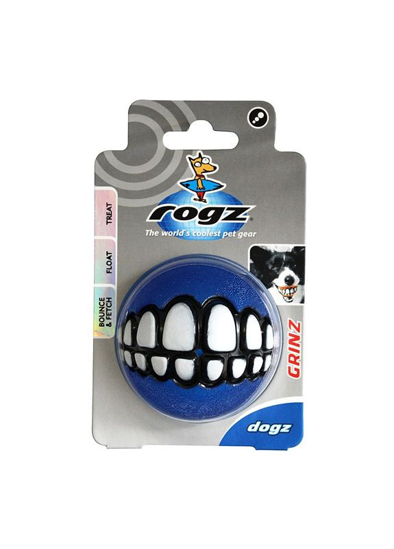 Игрушка для собак Grinz синий М 4174606 ROGZ (269341817)