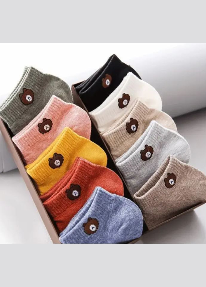 Набір жіночих шкарпеток 10 пар. No Brand (294207187)