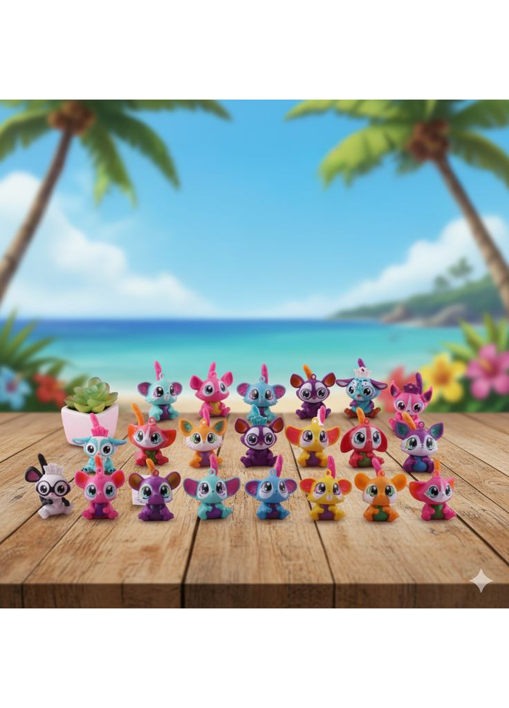 Набор фигурок Пупси Poopsie Питомцы фигурки Sparkly Critters Slime мини единорожки Shantou (296492032)