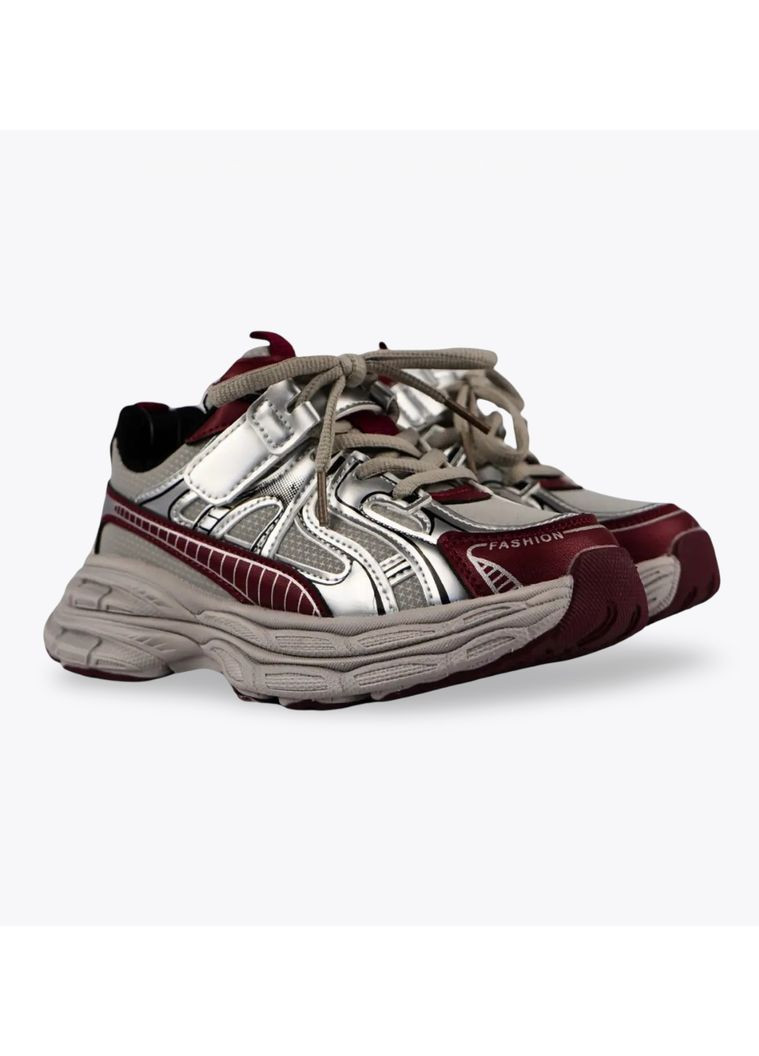 Сірі осінні дитячі кросівки на дівчинку сірі (amf1-3 a) Jong Golf