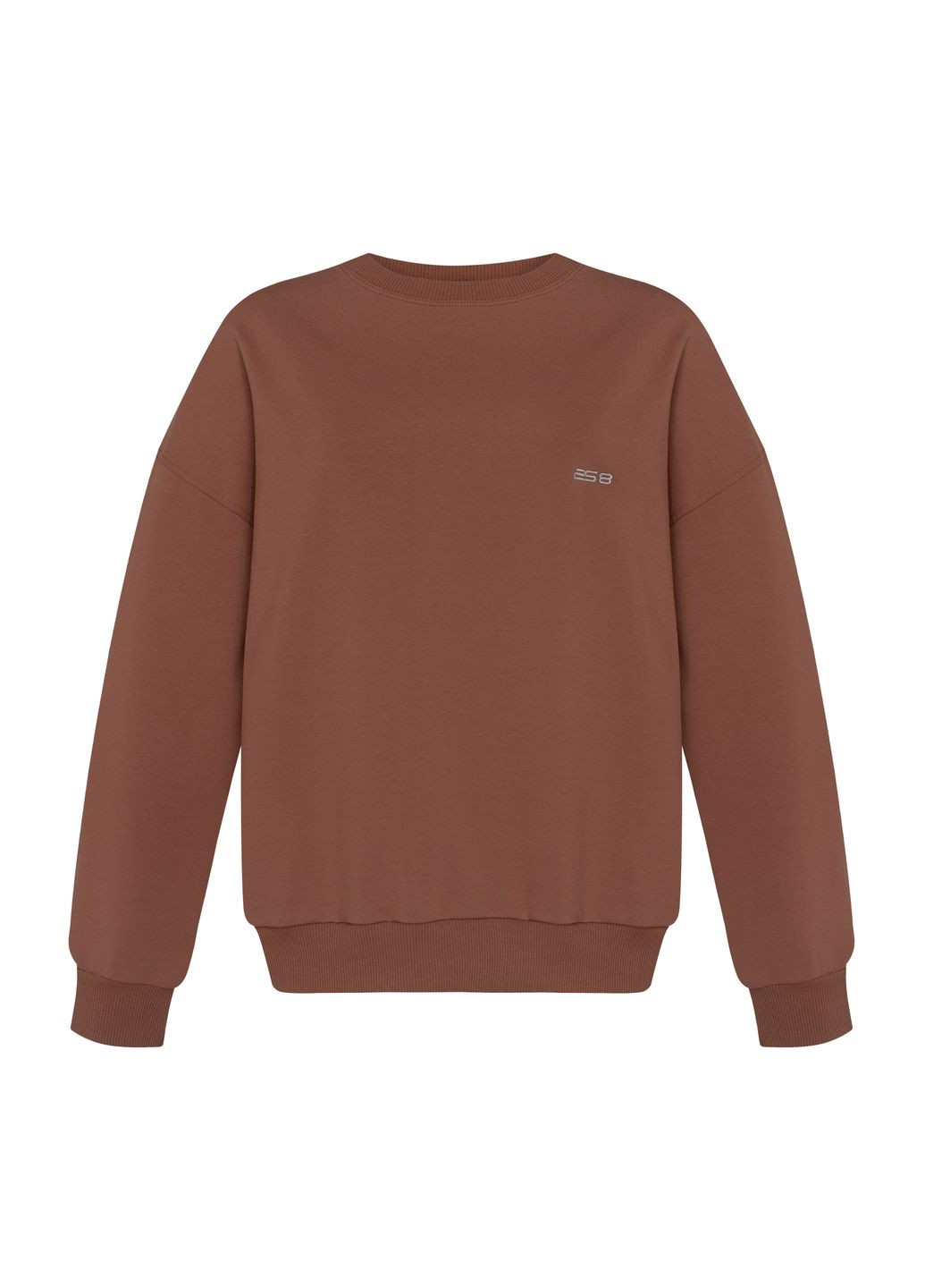 Коричневый свитшот, цвет коричневый ES8 (282969288)
