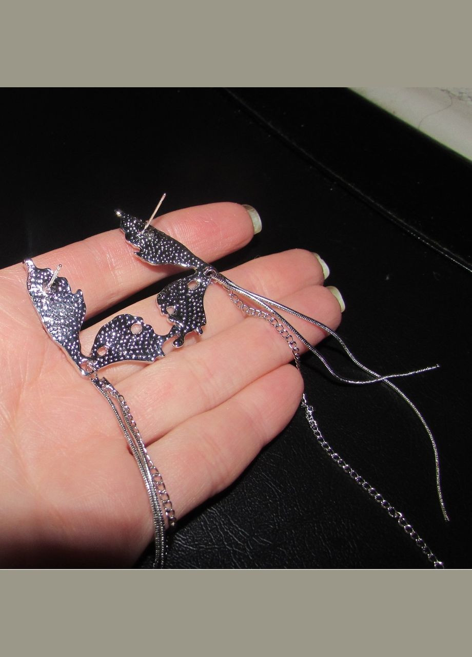 Довгі сережки різні ланцюги крила метелика, 5686 Fashion Jewelry (338431432)
