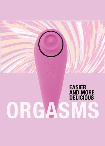 Пульсатор для клітора плюс вібратор - FemmeGasm Tapping & Tickling Vibrator Pink FeelzToys (360966151)