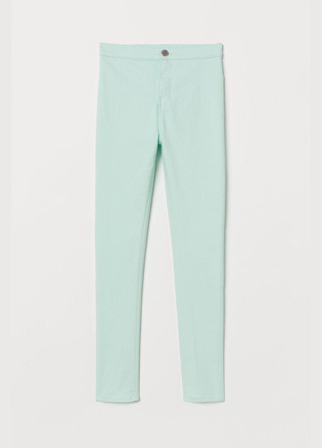 Мятные брюки H&M