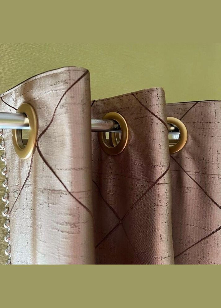 Люверси для штор 35 мм V-14 круглі коричневі Крючков (296661200)