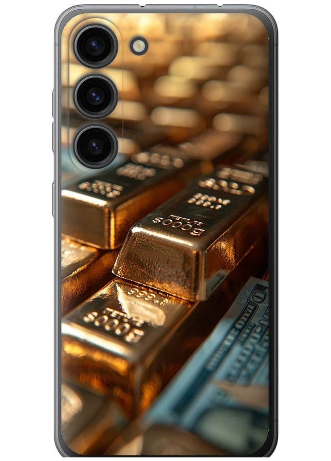 Силиконовый чехол 'Сияние золота' для Endorphone Samsung Galaxy S23 (291130501)