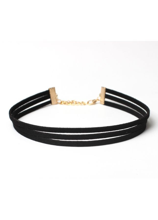 Чокер жіночий оксамитовий, елегантний «Classic» (чорний) China (367623379)