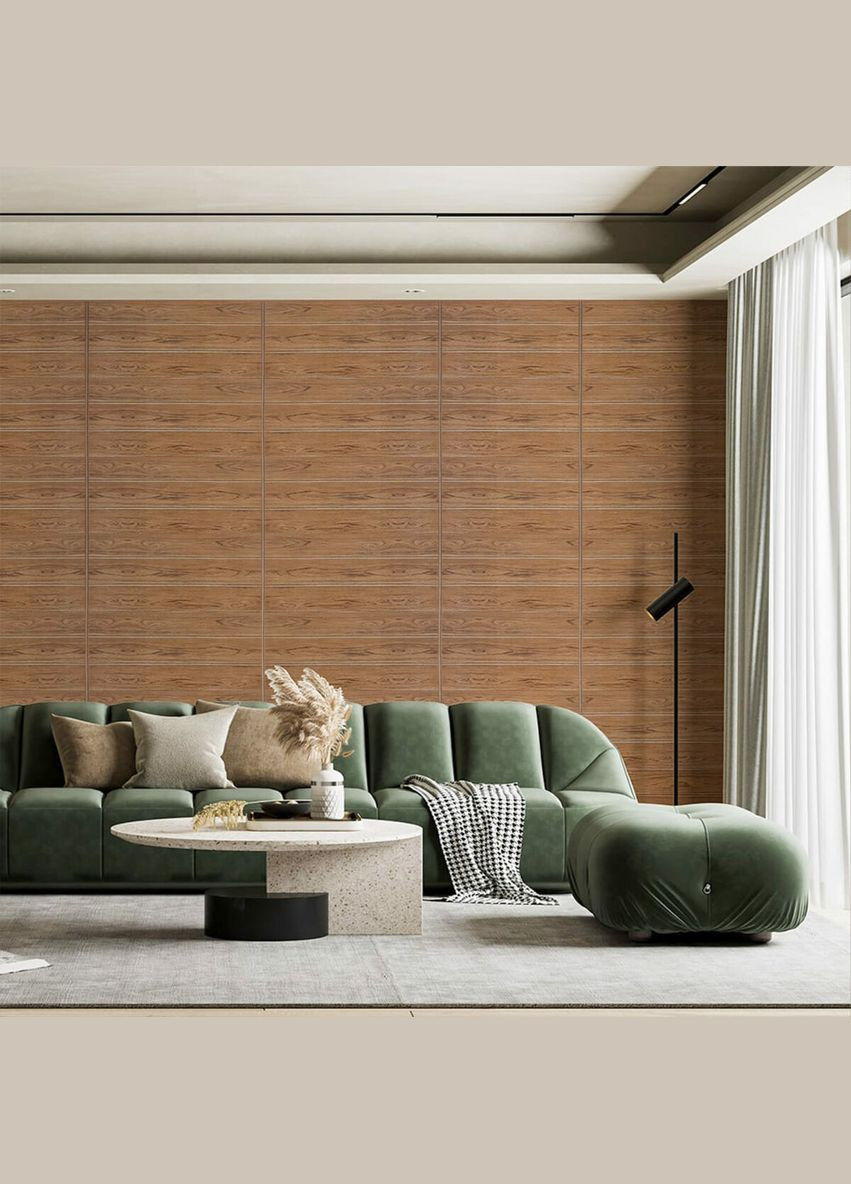 Самоклеющаяся 3D панель под светлый дуб 2800х700х3мм Sticker Wall (298285125)