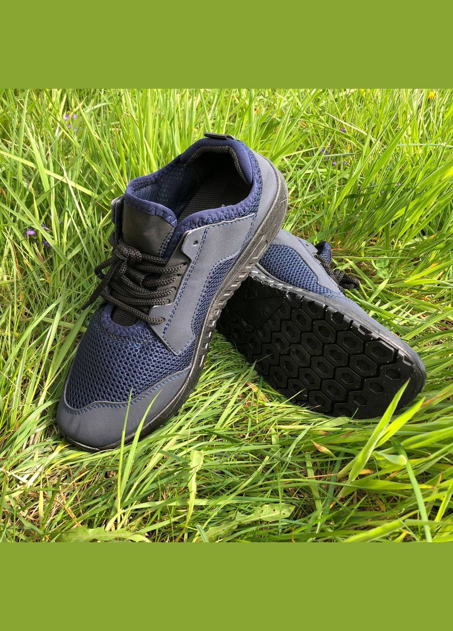 Черные летние мужские кроссовки из дышащей ткани. Trend