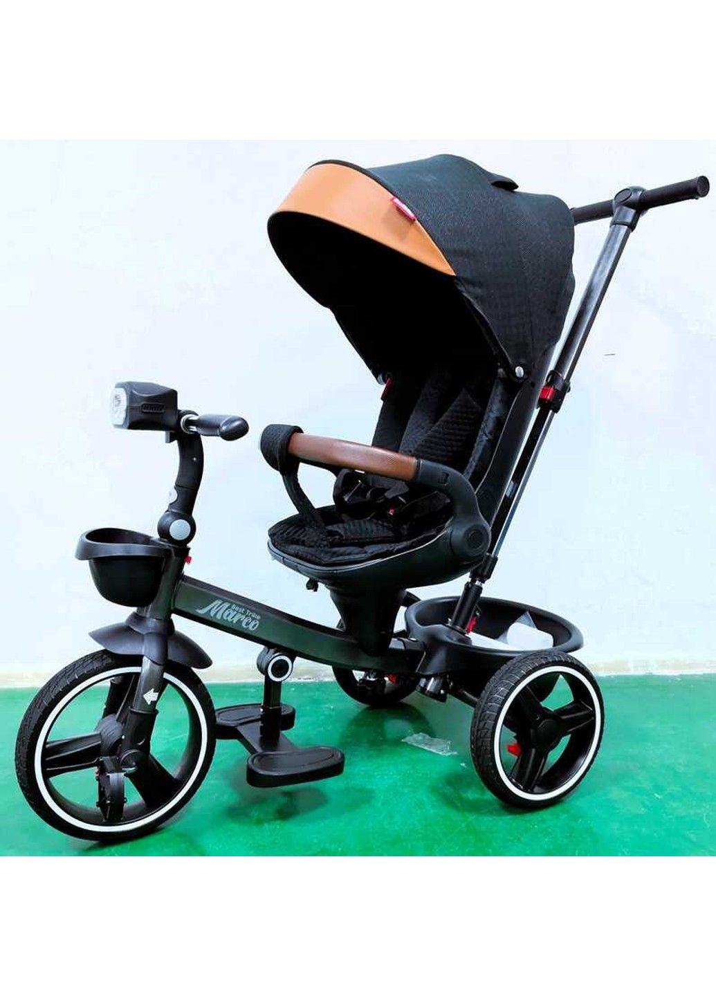 Велосипед з батьківською ручкою Best Trike (326599887)