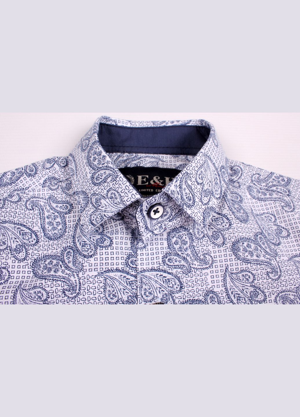 Сорочка G 246 Білий І Індиго Breeze (306546096)