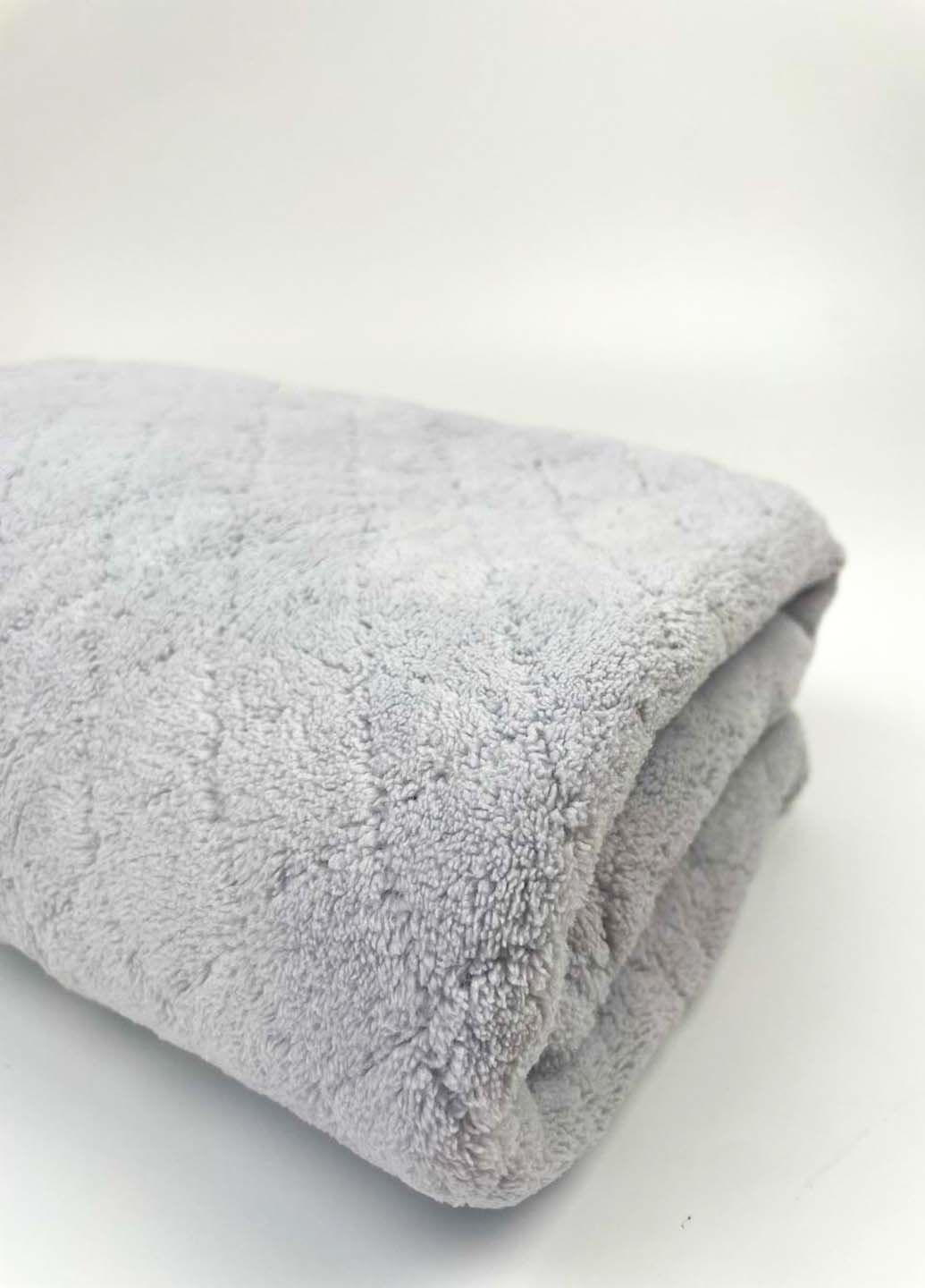 Homedec полотенце лицевое микрофибра 100х50 см однотонный светло-серый производство - Турция