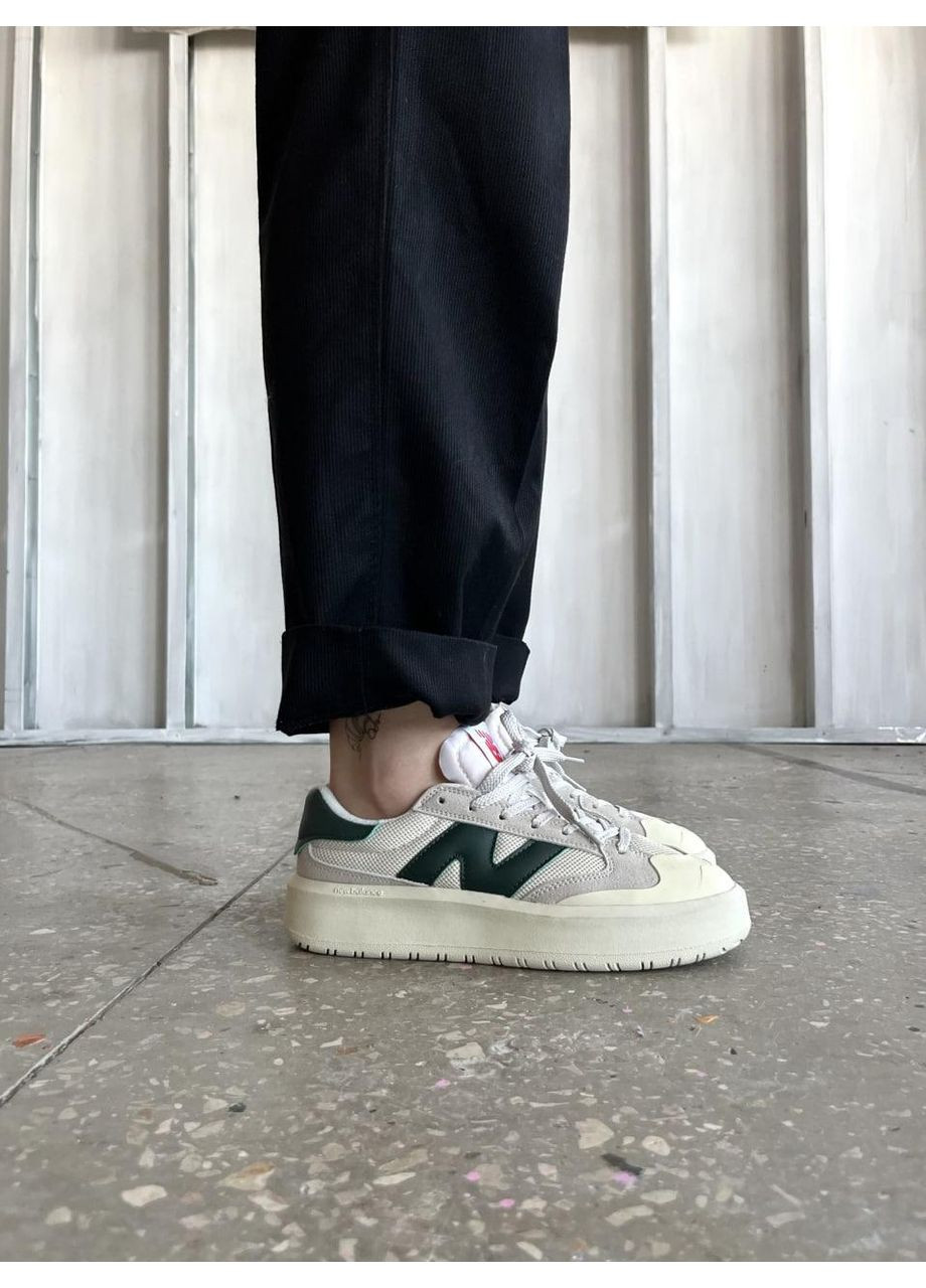 КРОССОВКИ ЖЕНСКИЕ NEW BALANCE CT302 WHITE NIGHTWATCH GREEN НЬЮ БЕЛАНС CT302 No Brand серые демисезоны (369393733)