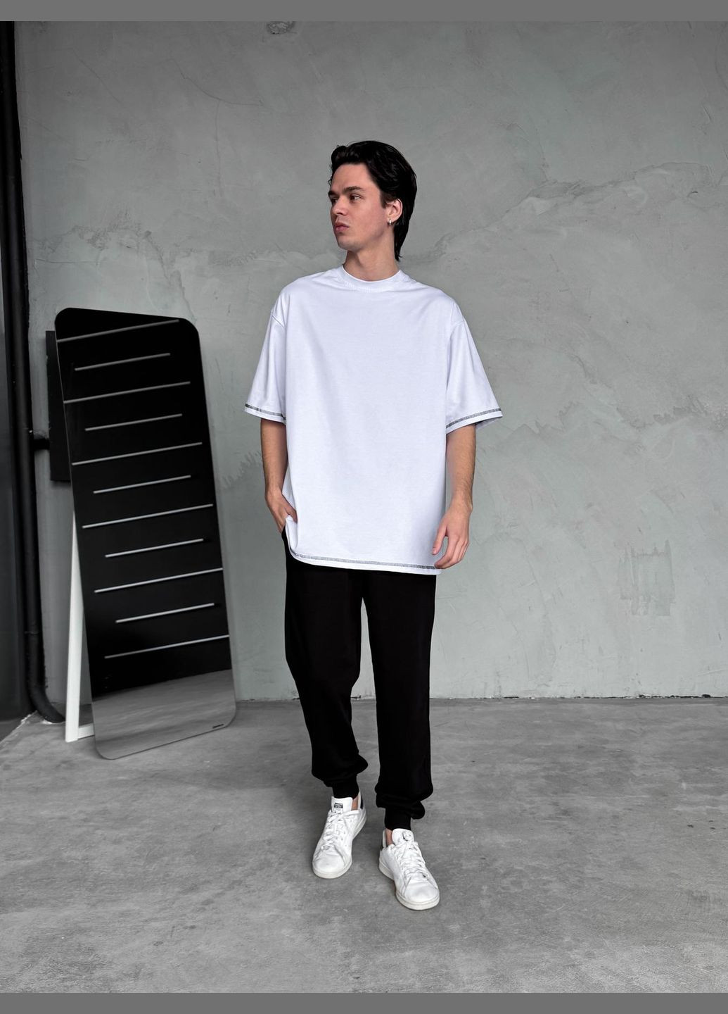 Чорно-білий літній стильний костюм🔝😎 Luna