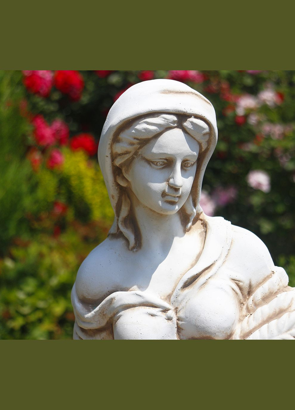 Садова фігура Богиня Осені 82х24х24 см (ССП12039 Крем) Гранд Презент (284419185)