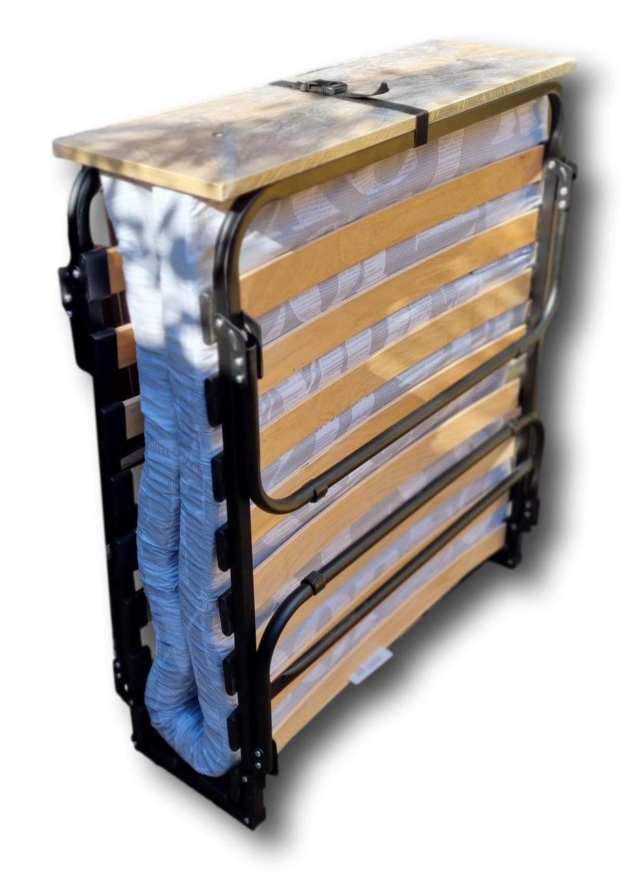 Розкладне ліжко-тумба «Венеція» на ламелях з матрацом 5 см Vista (366665753)