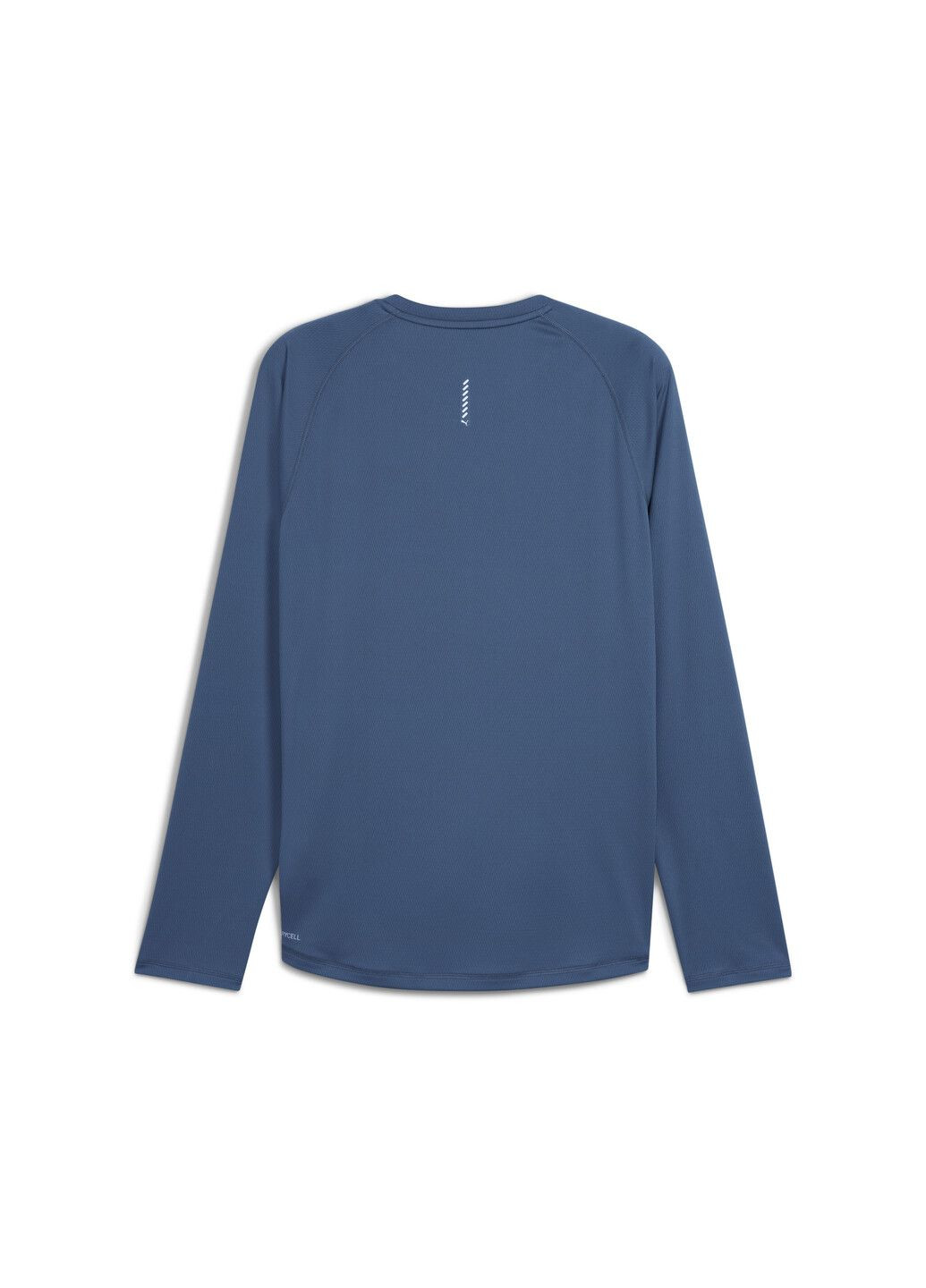Лонгслів VELOCITY Long Sleeve Running Top Men Puma однотонний синій спортивні поліестер