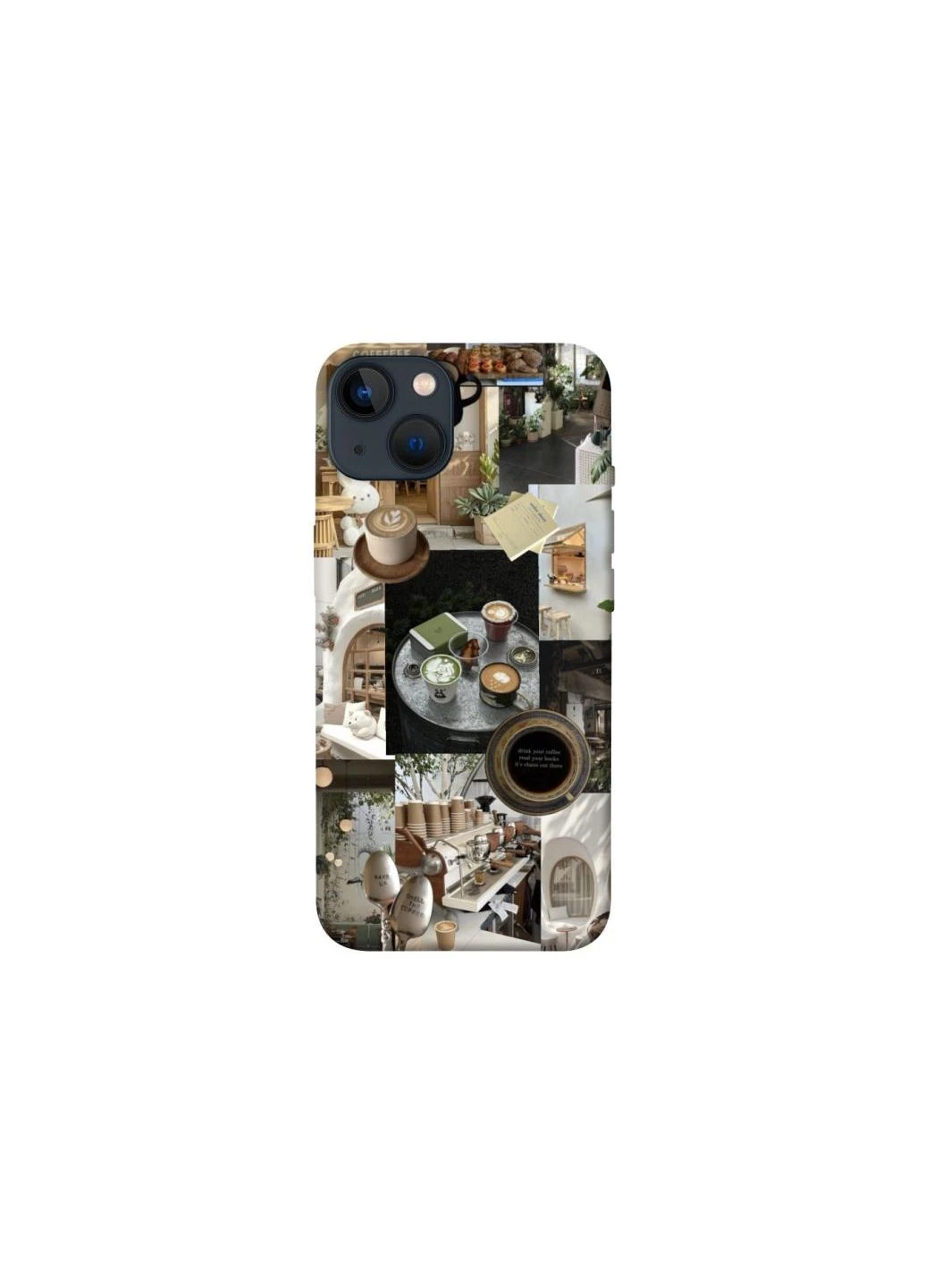 Чохол на Apple iPhone 13 (6.1") Coffee collage ver.4 Frontalka (355331238)