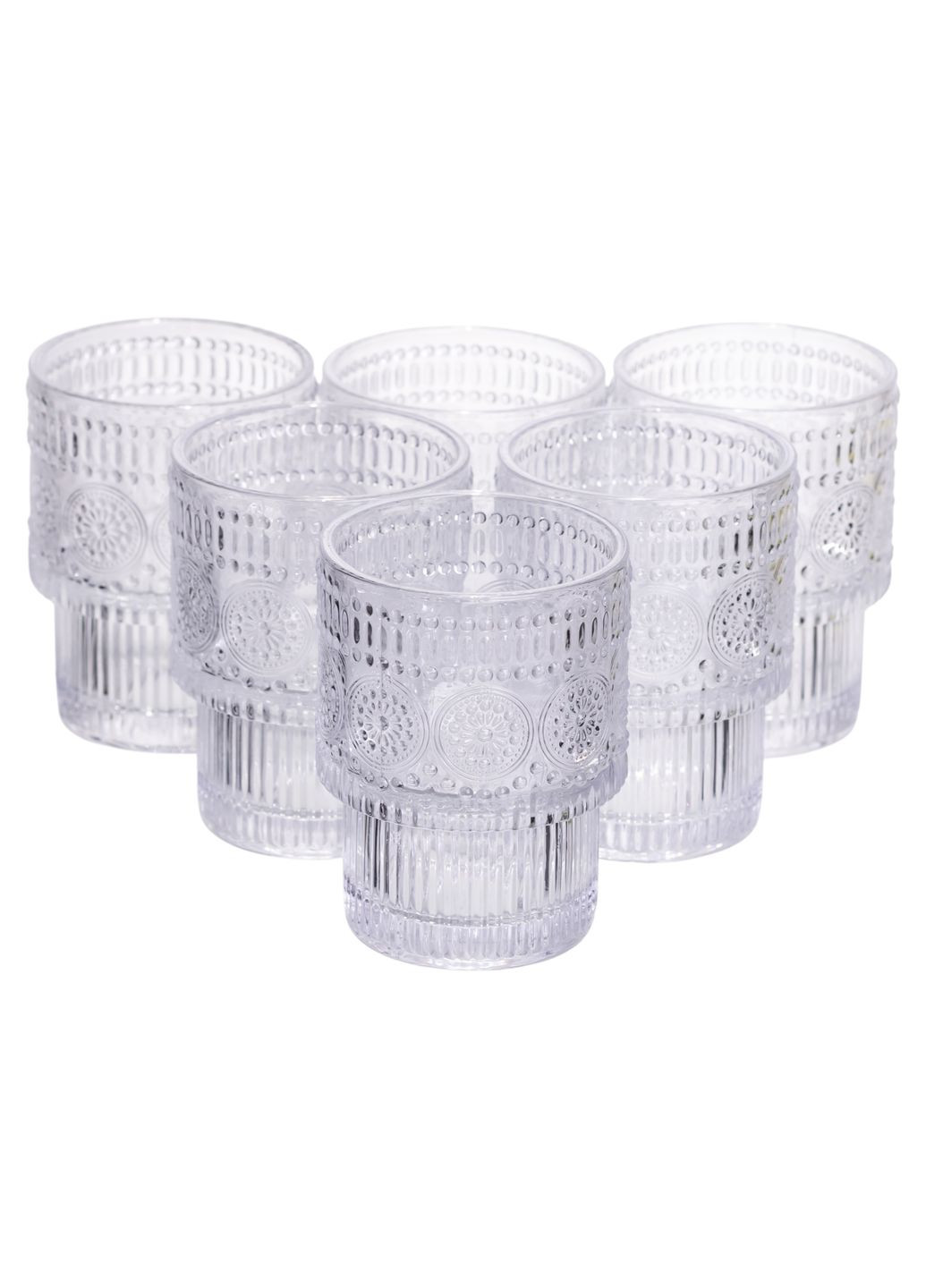 Набір склянок із товстого скла Sunflower 6 штук по 200 мл Yiwu (373639793)