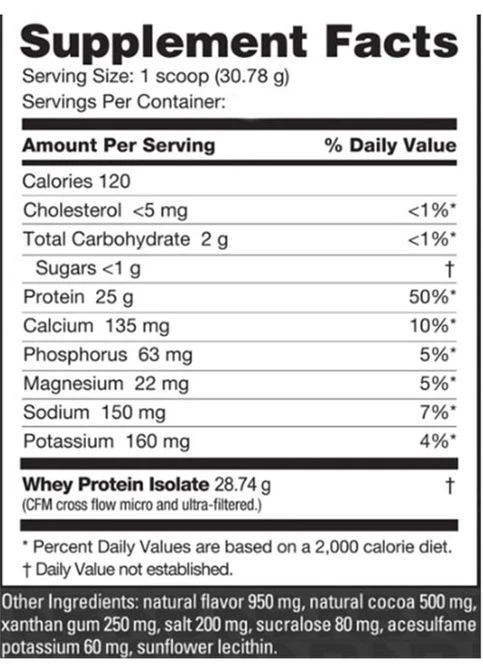 Whey Protein Isolate 2268 g /73 servings/ Ice Cream Cookie Dream NutraBio (379869557)