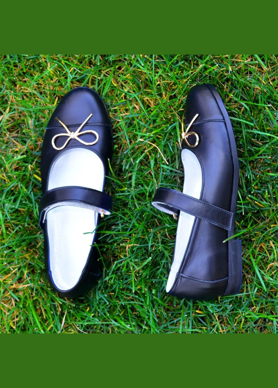 Туфлі шкільні для дівчаток із натуральної шкіри. 35 розмір Vasha para (303931348)