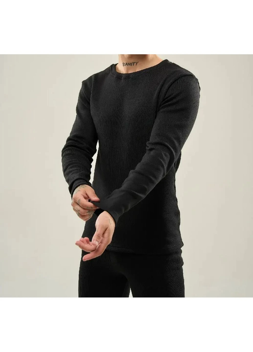 Термобілизна чоловіча чорна BASIC 3XL Nologo (386340240)