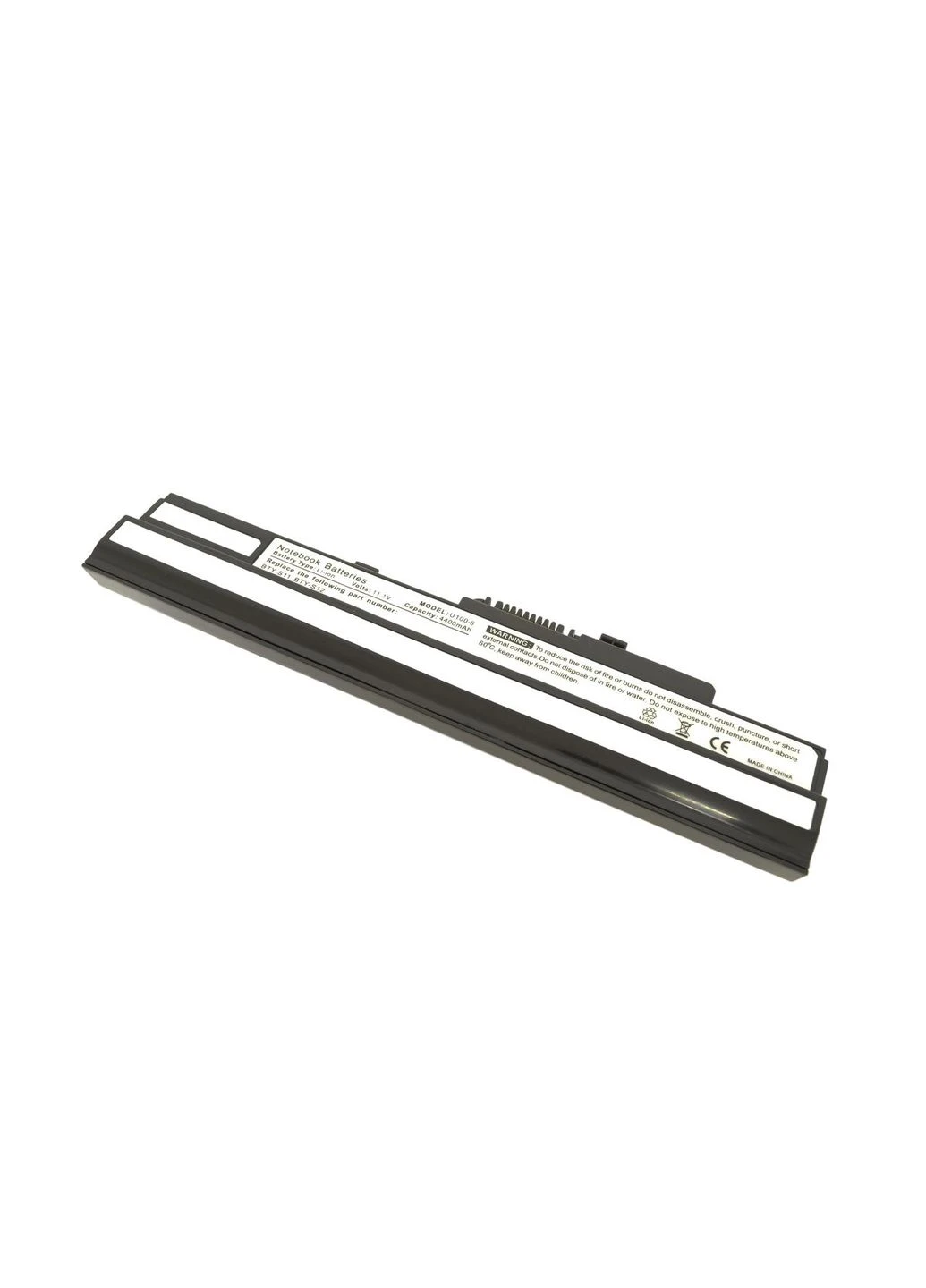 Акумулятор для ноутбука BTY-S12 Wind U100 11.1 V Black 5200mAh OEM MSI (396673435)