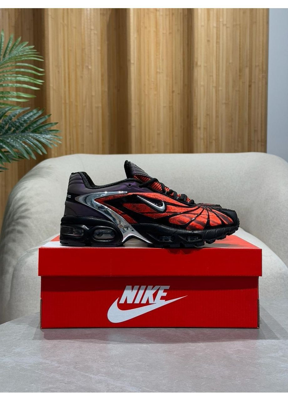 Красные демисезонные кроссовки nike bloody chrome No Brand Air Max Tailwind 5 x Skepta