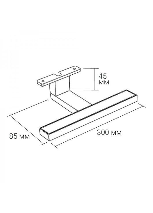 Світлодіодний накладний світильник AL5081ARD 5Вт 4000K чорний Ardero (365651212)