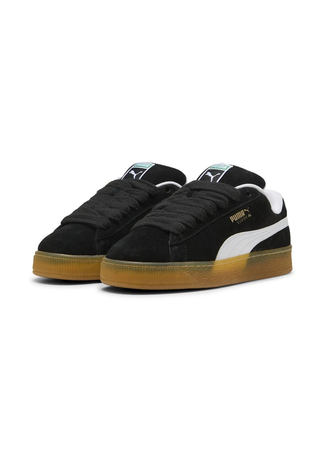 Чорні всесезонні кеди suede xl dark risk sneakers Puma