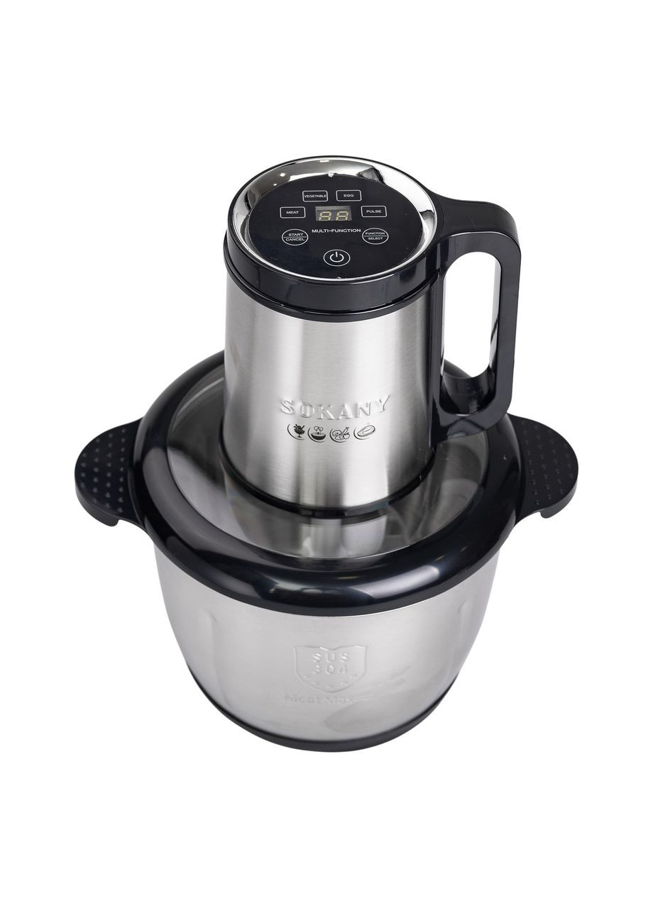 Чоп кухонный SK-06026 с чашей на 2,5 л Сталь Sokany (360455196)