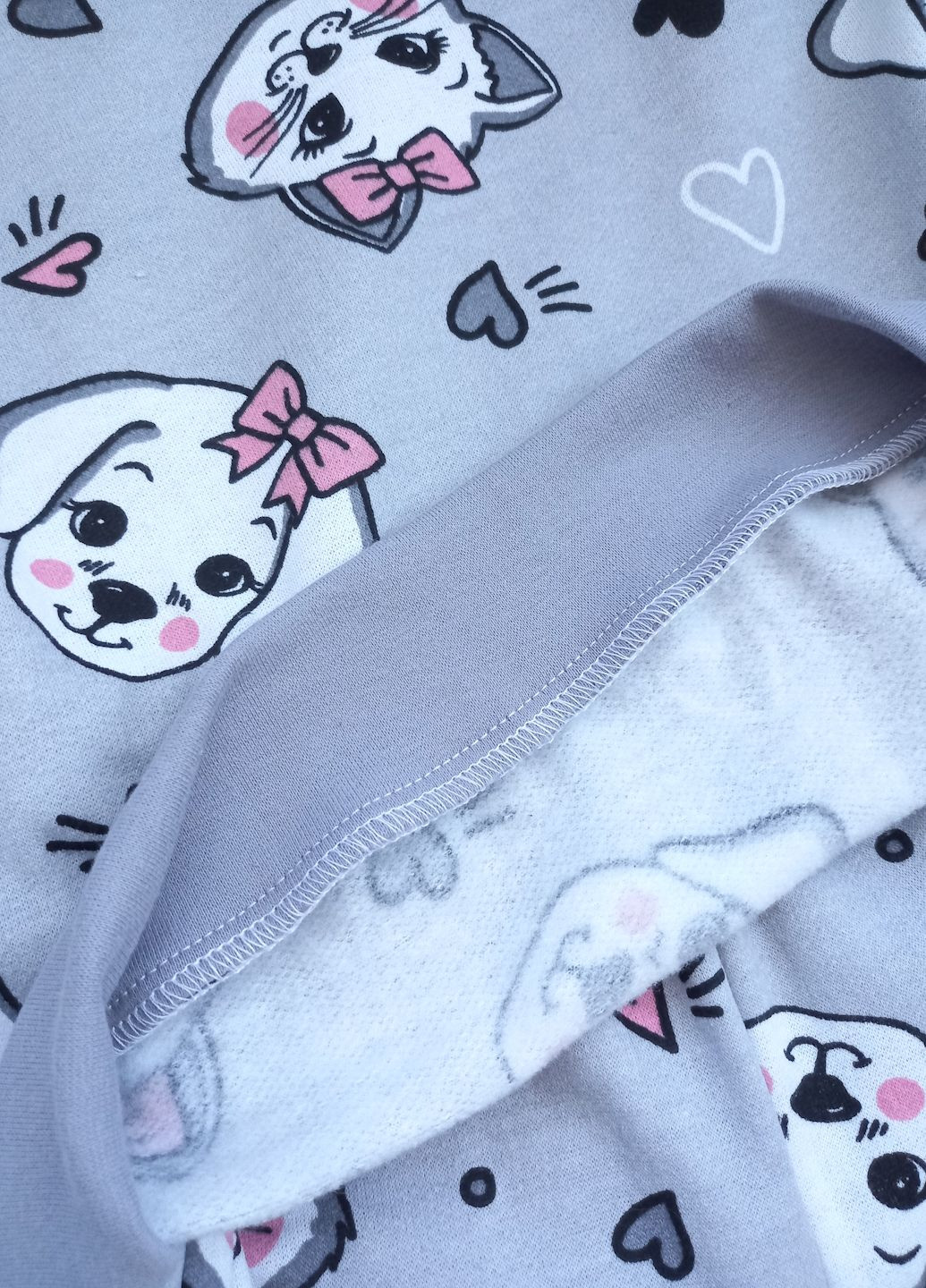 Сірий демісезонний костюм кот та собака GEX Костюм