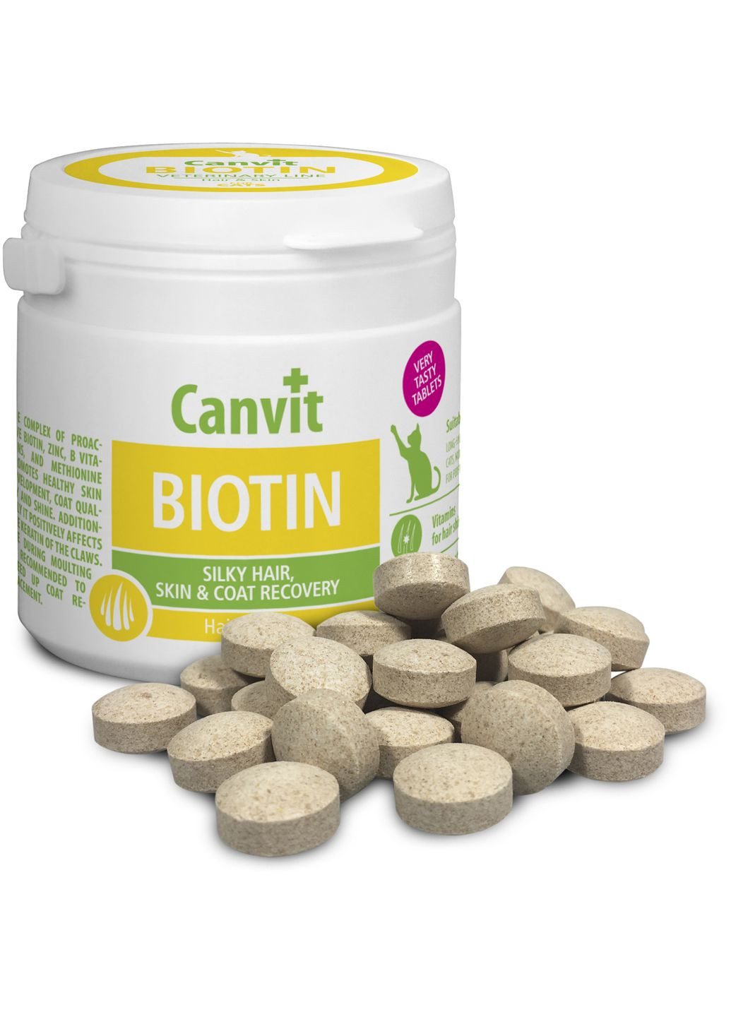 Витаминно-минеральный комплекс Biotin для котов таблетки 100 шт (can50741) Canvit (307794902)