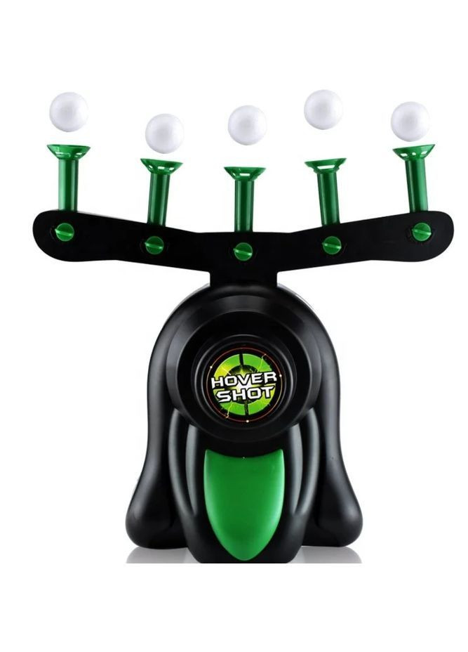 Воздушный тир Hover Shot, Детская игра пистолет с дротиками и летающие мишени No Brand (370275849)