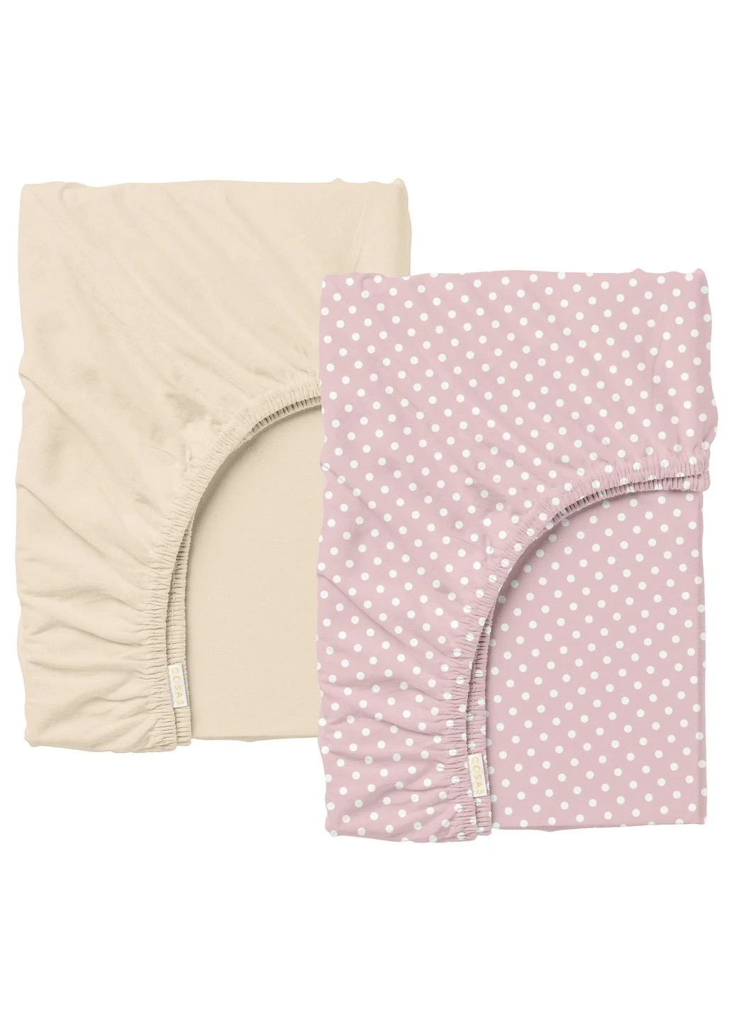 Набір простирадло на резинці 180х200 BEIGE / ROSE DOTS (4822052058978) Cosas (392183889)
