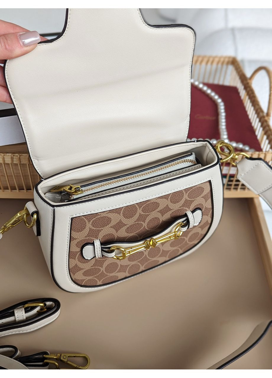 Жіноча сумка білий моногам No Brand (369935184)