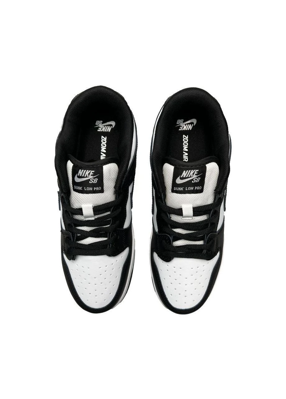 Білі літні кросівки nike sb dunk low retro white black v2 найк сб данк No Brand