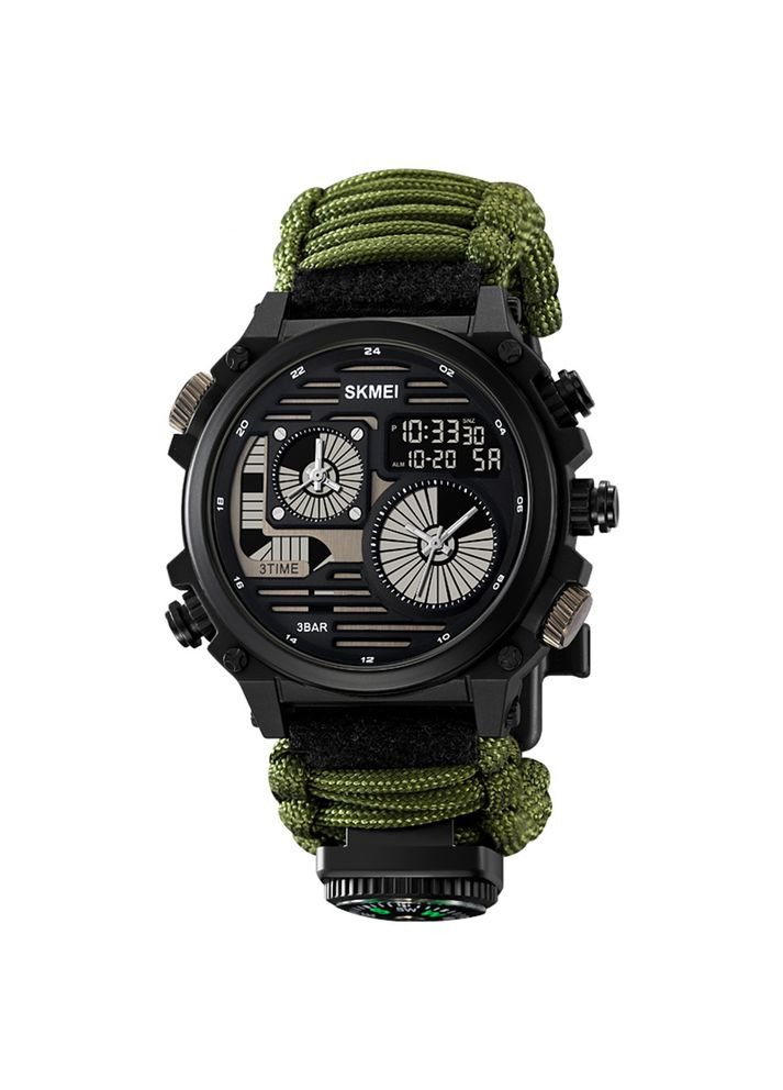 Годинники Army Green кварцові спортивні для чоловіків з будильником та секундоміром електронні ProDobro (367265822)