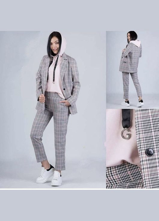 Женский стильный костюм-тройка Турция No Brand костюм-трійка (317353438)