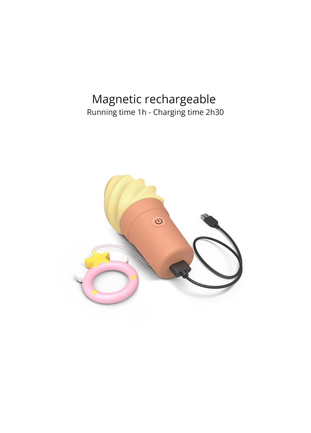 Вибратор-мороженое CAND'ICE — VANILLA POP Love To Love (316231791)