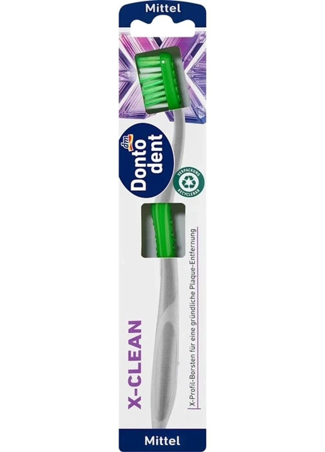 Зубна щітка X-clean Mittel середня Dontodent (331787243)