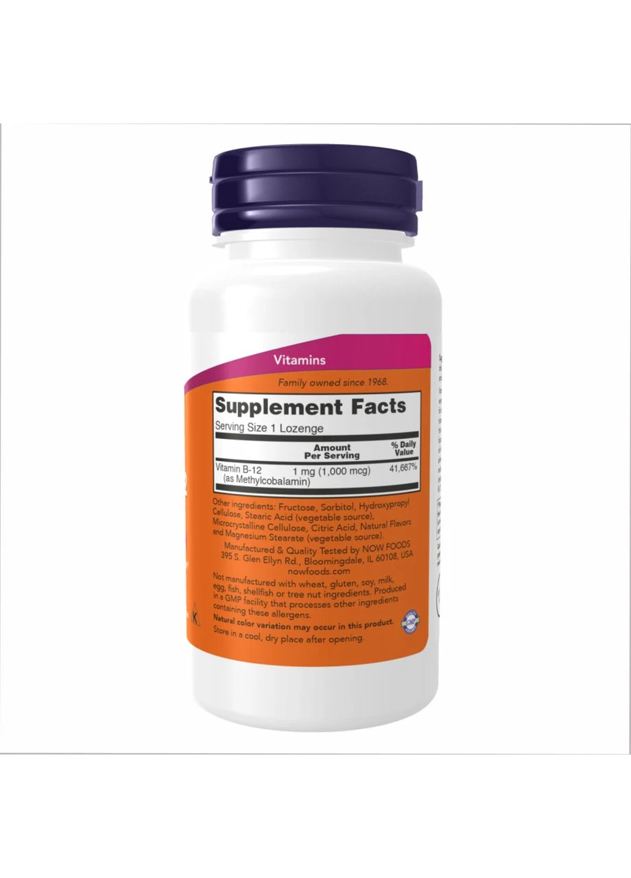 Methyl B-12 1000mcg - 100 lozenges Now Foods (392266065)